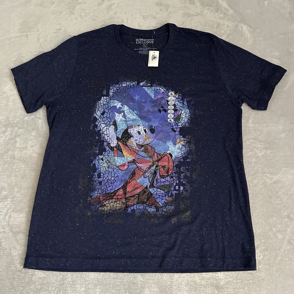 Walt Disney Imagineering Tshirt L Sorcerer Mickey Fantasia D23 Exclusive NWT